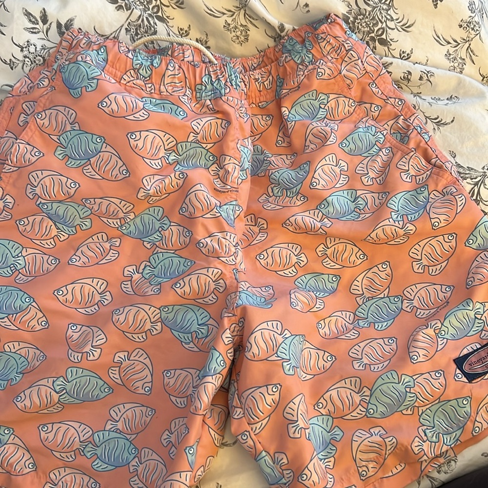 Vineyard Vines Coral Fish Print Pet Accessory